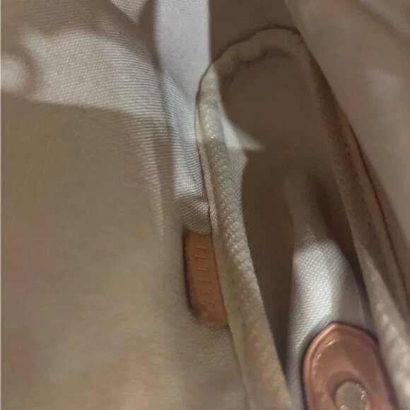 Authentic discontinued Louis Vuitton favorite MM damier azur crossbody 2 strap - Picture 9 of 13